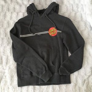 Gray Santa Cruz Hoodie